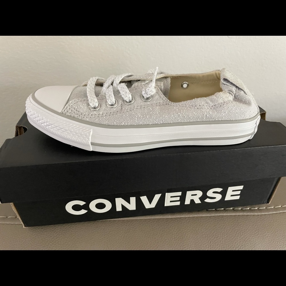 Converse Chuck Taylor All Star Shoreline Slip Oyster Gray Women’s Size 5.5